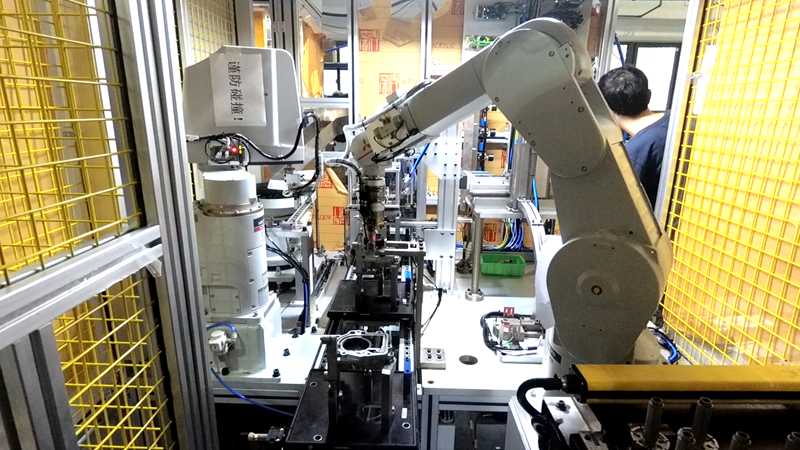 機(jī)器人裝配變量泵